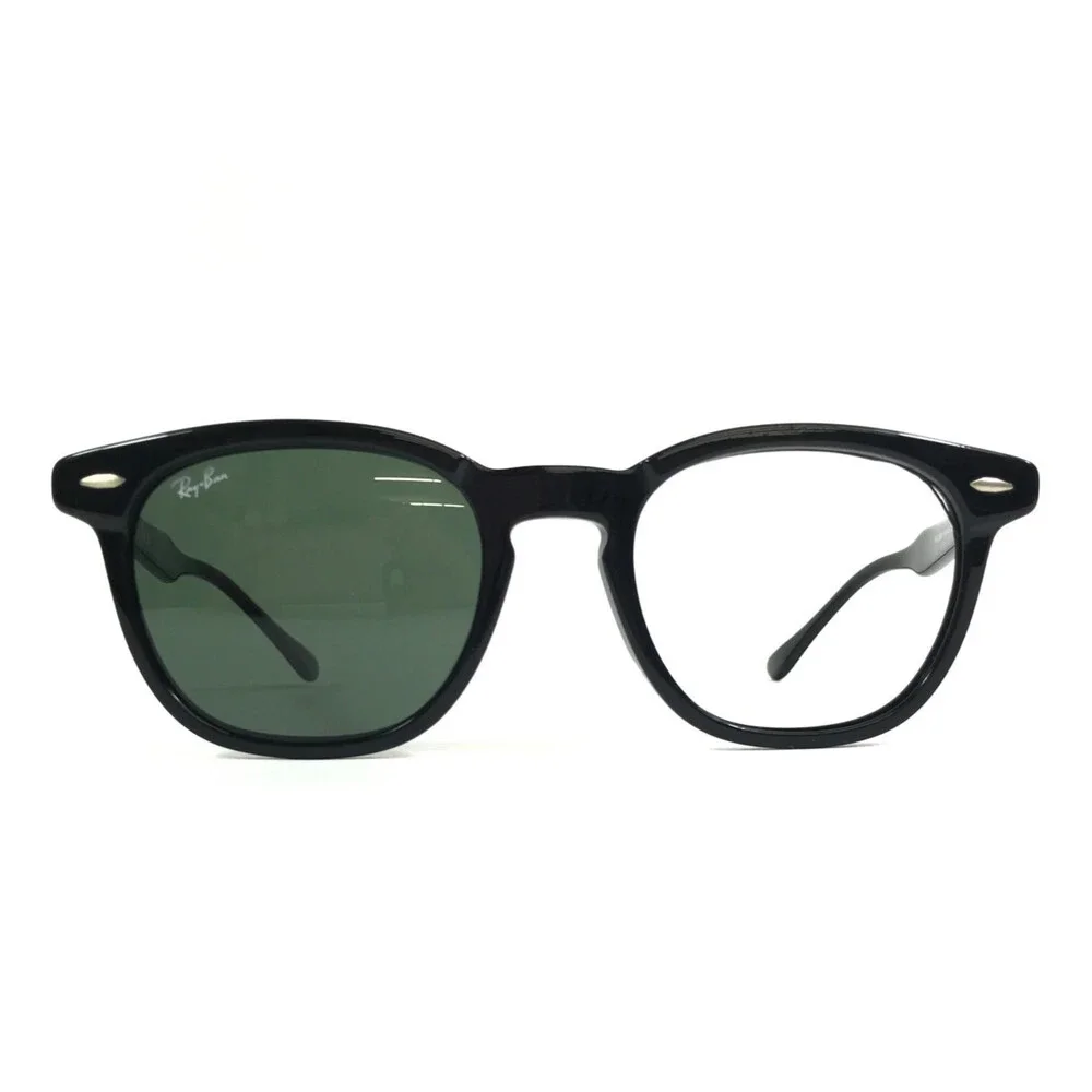Ray-Ban Sunglasses RB2298 HAWKEYE 901/31 Polished Black Frames with Green Lenses
